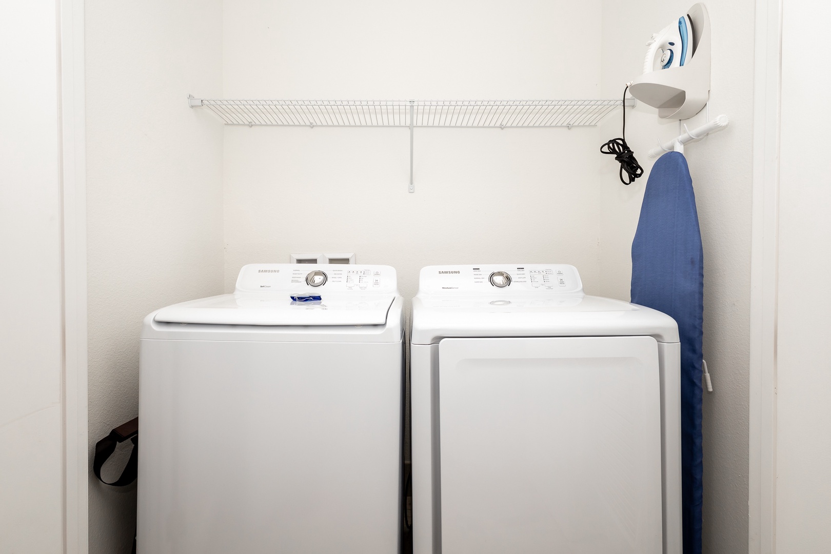 Private laundry is available for your stay, tucked away in the 2nd floor closet