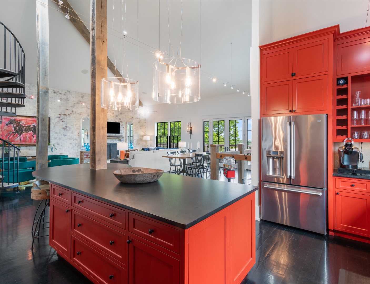 Prepare gourmet meals in this stunning and spacious kitchen