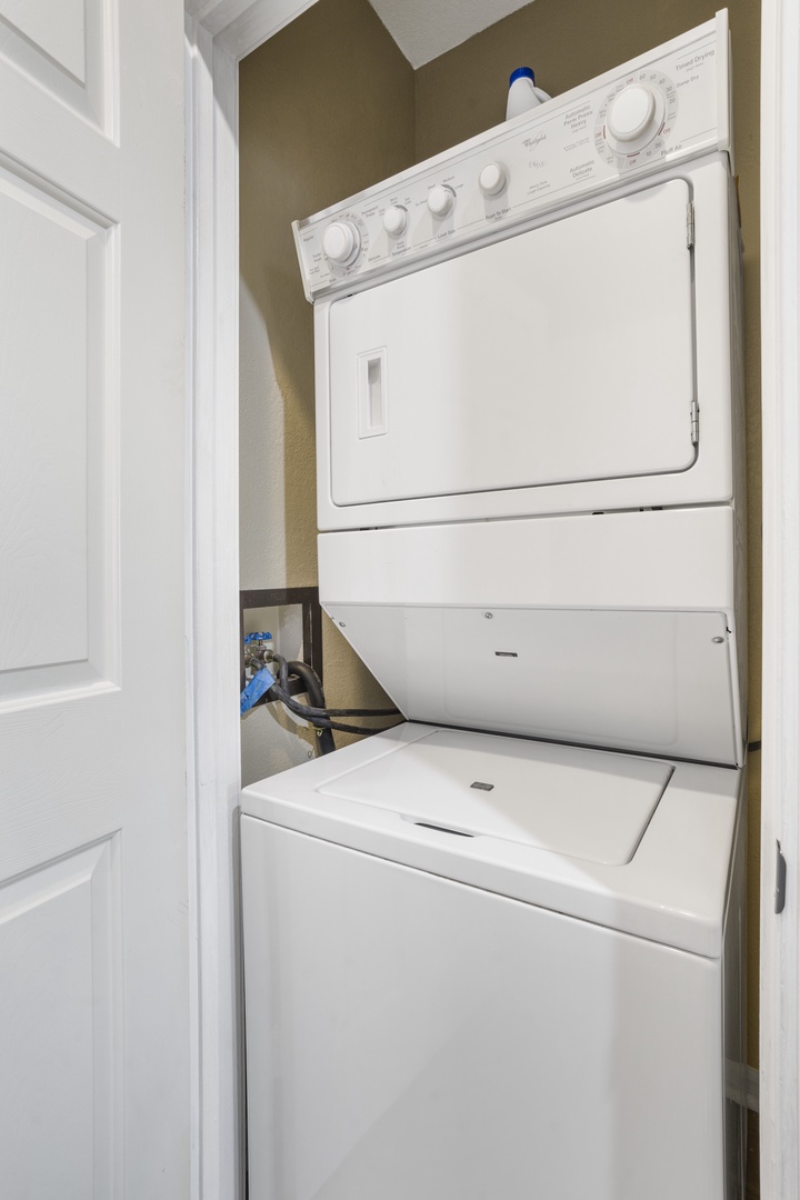 Laundry closet