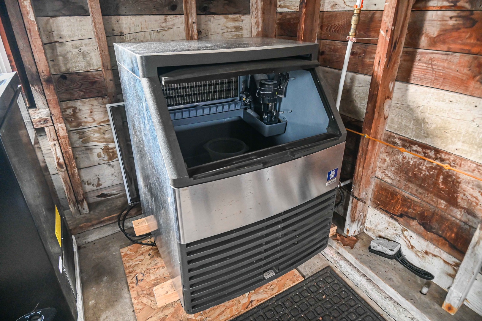 Ice maker in the garage