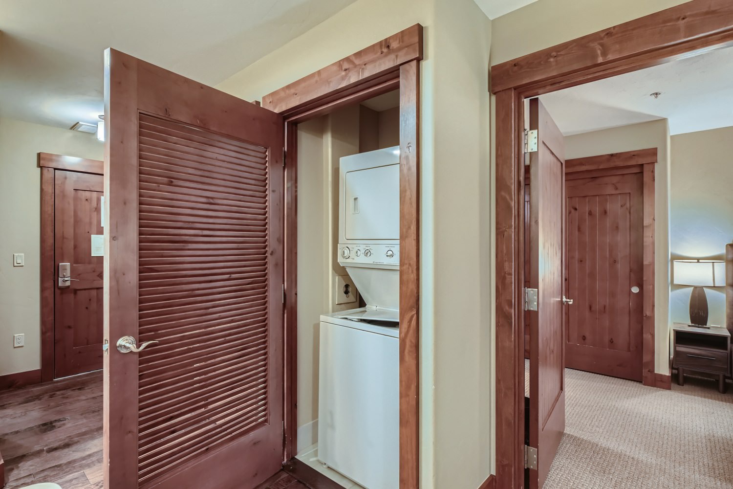 Laundry within the unit