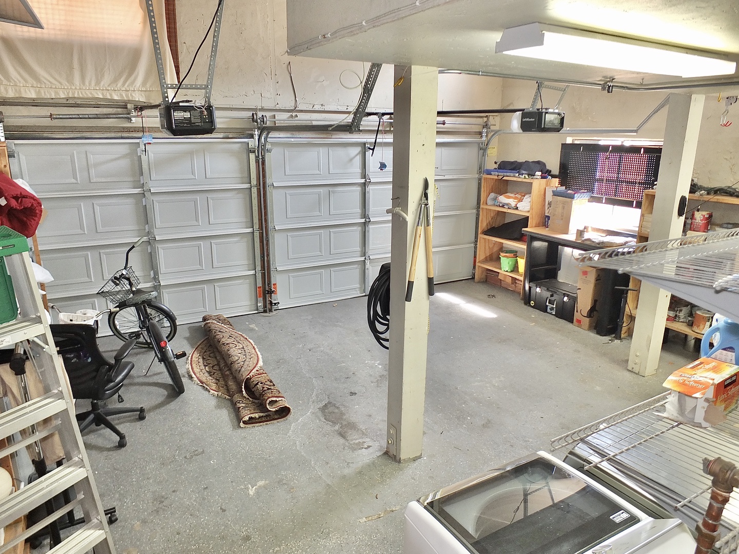 This home offers parking for up to 2 vehicles, with 1 space available in the garage