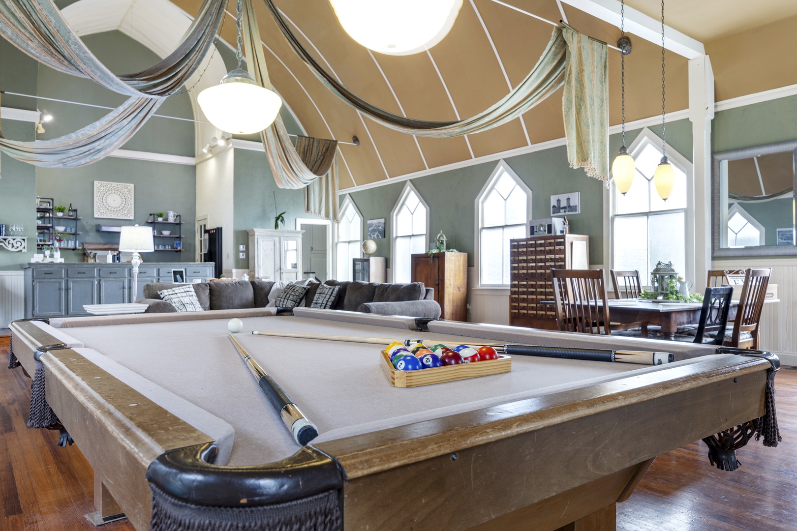 Unleash your competitive side with a round of pool