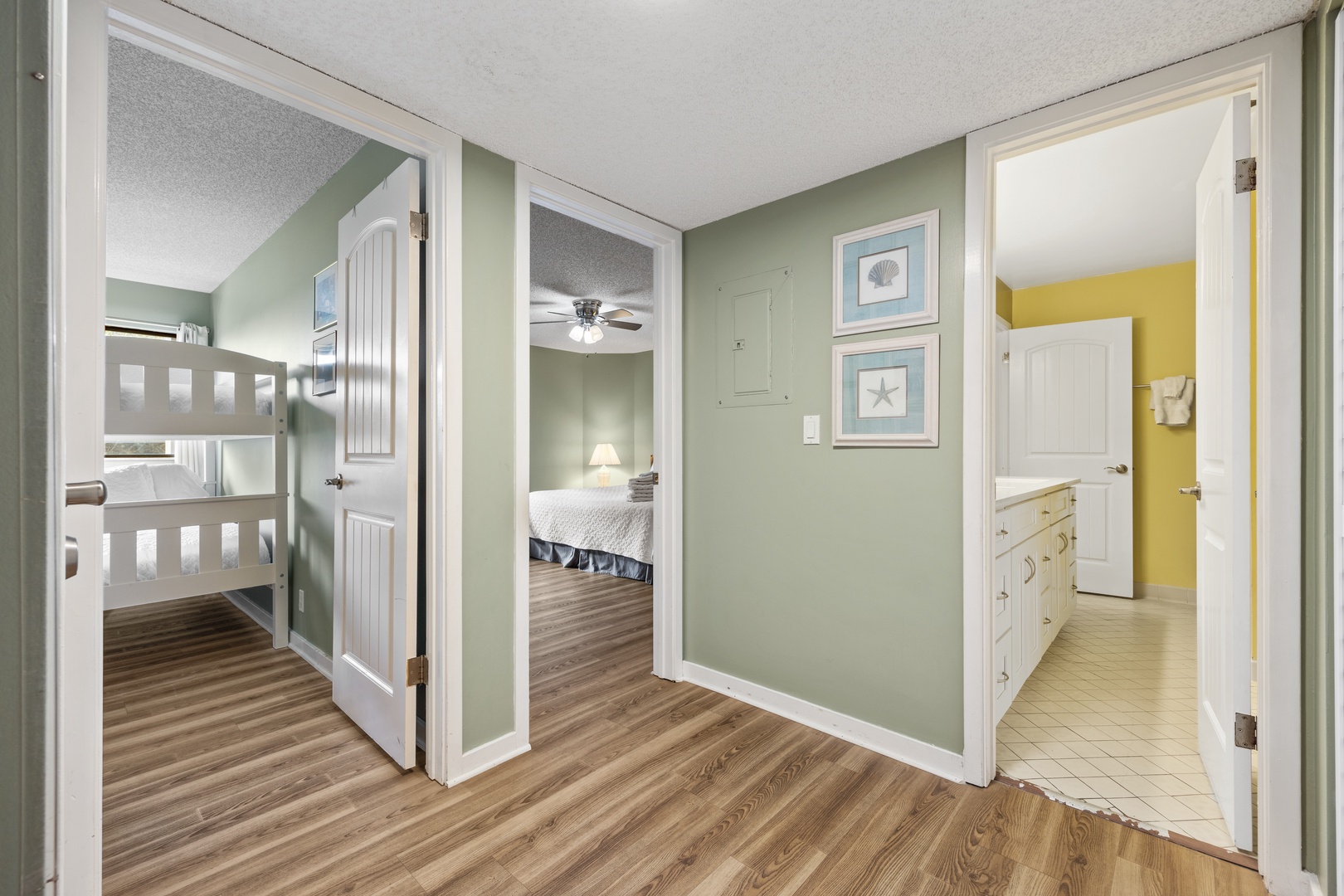 Two additional, spacious bedrooms await!
