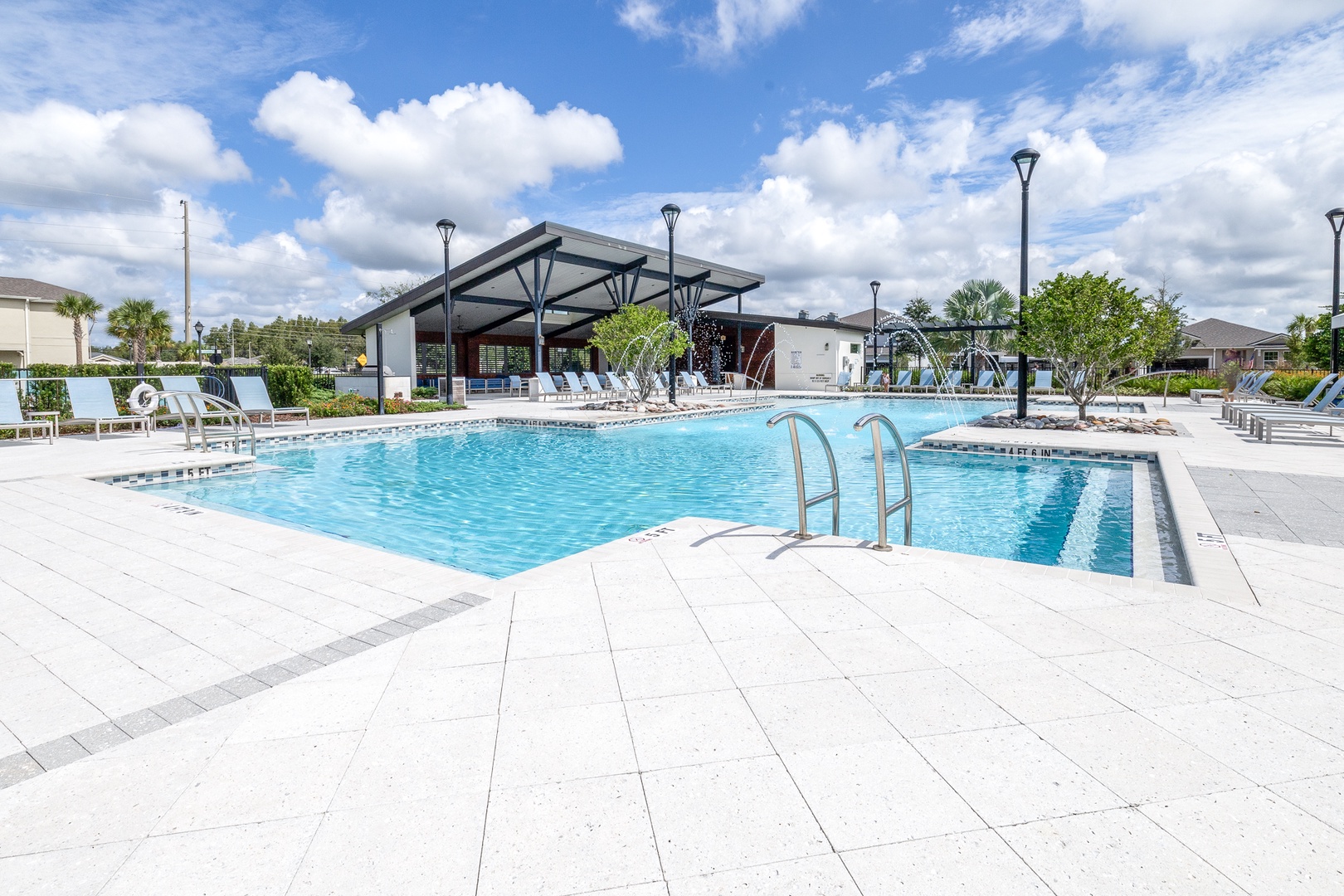 Lounge the day away or make a splash at the sparkling community pool?