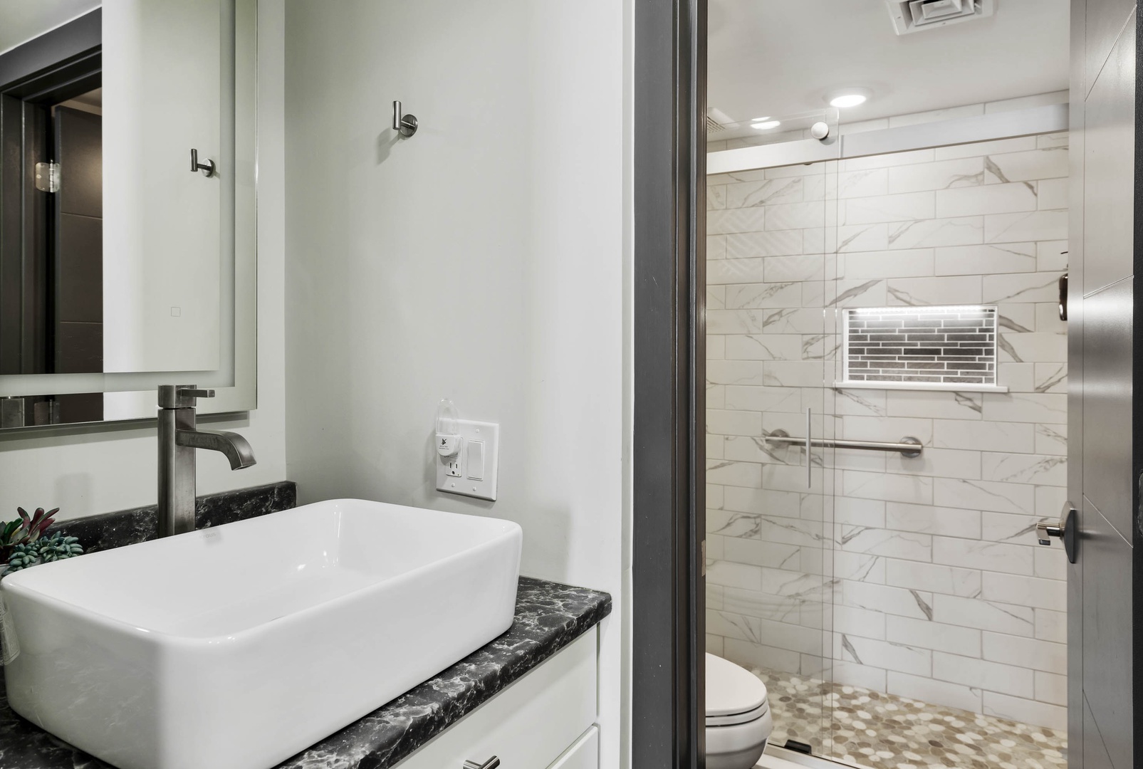 Bathroom 2 with stand up shower
