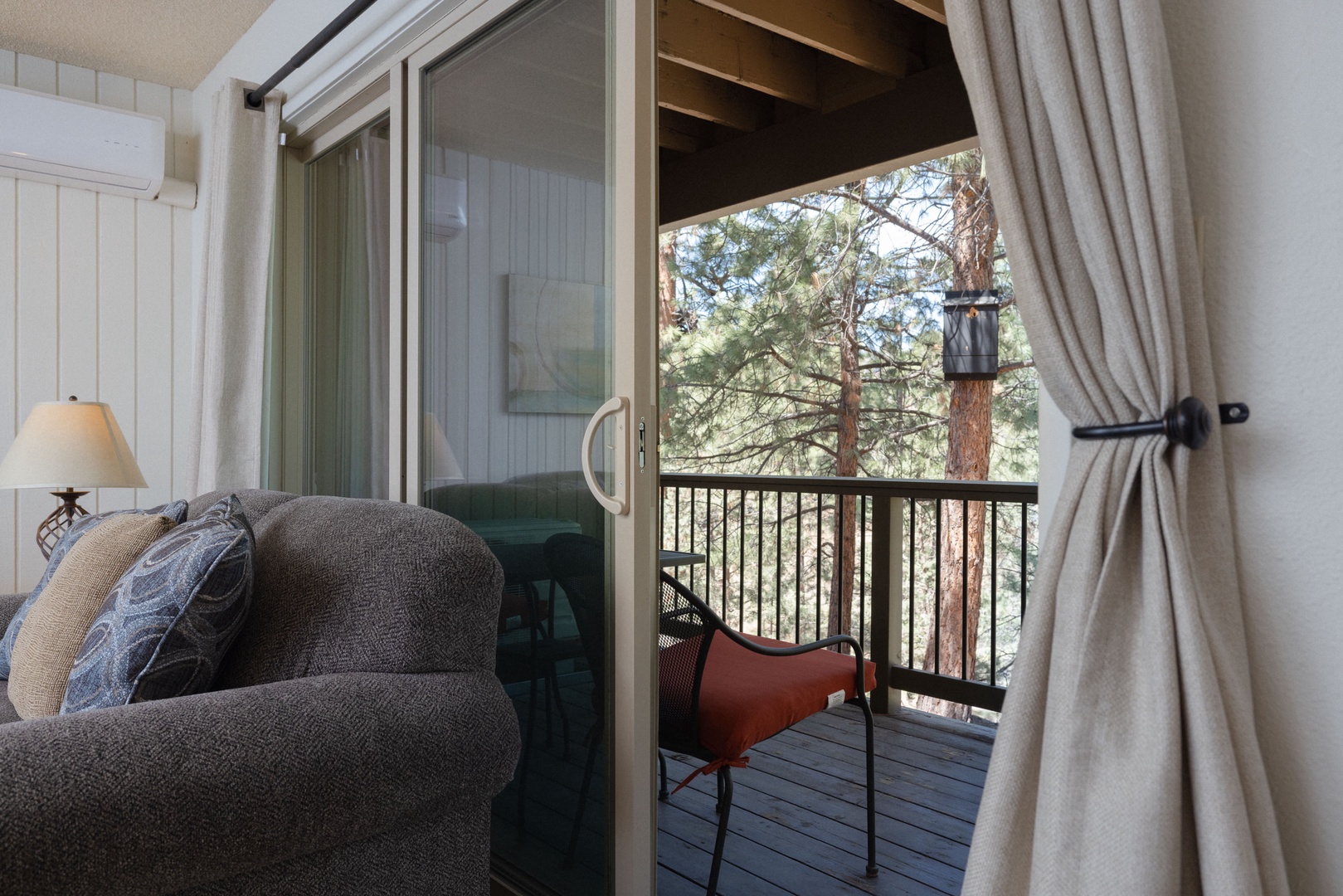 A serene balcony offering tranquil views