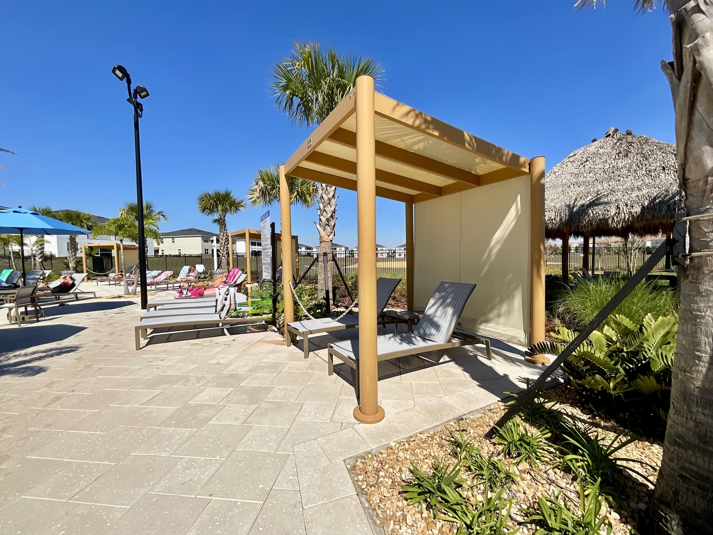 The Retreat Club sun loungers & cabanas