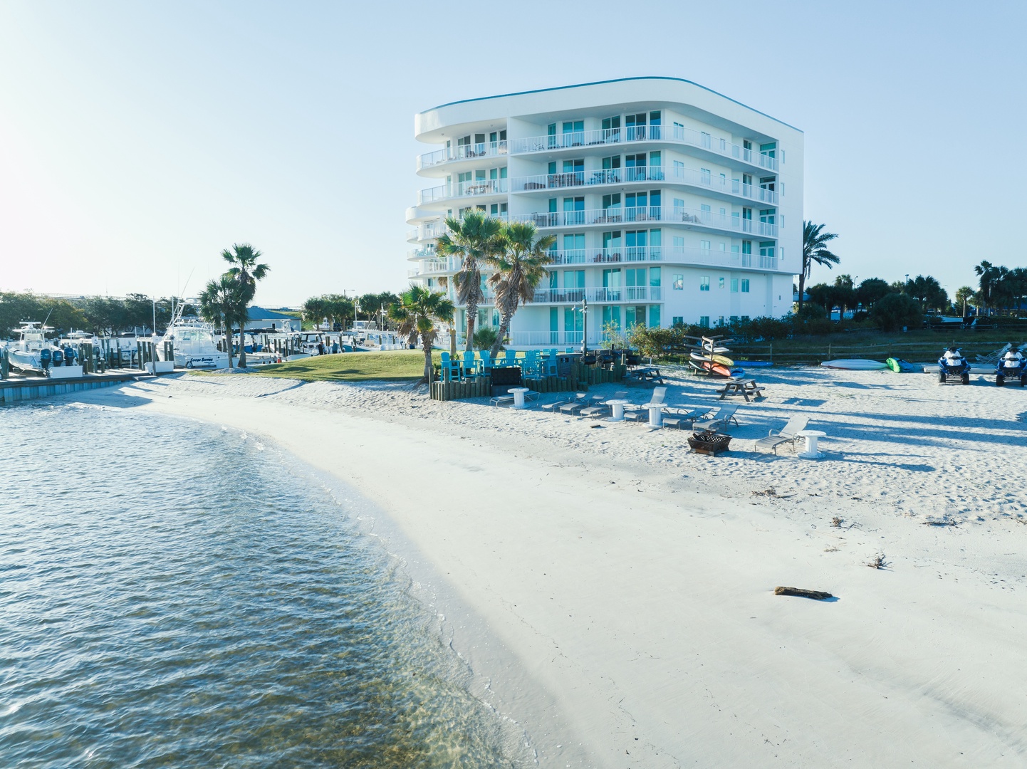 Lounge on the community's private bay beach or launch a kayak for some fun on the water!