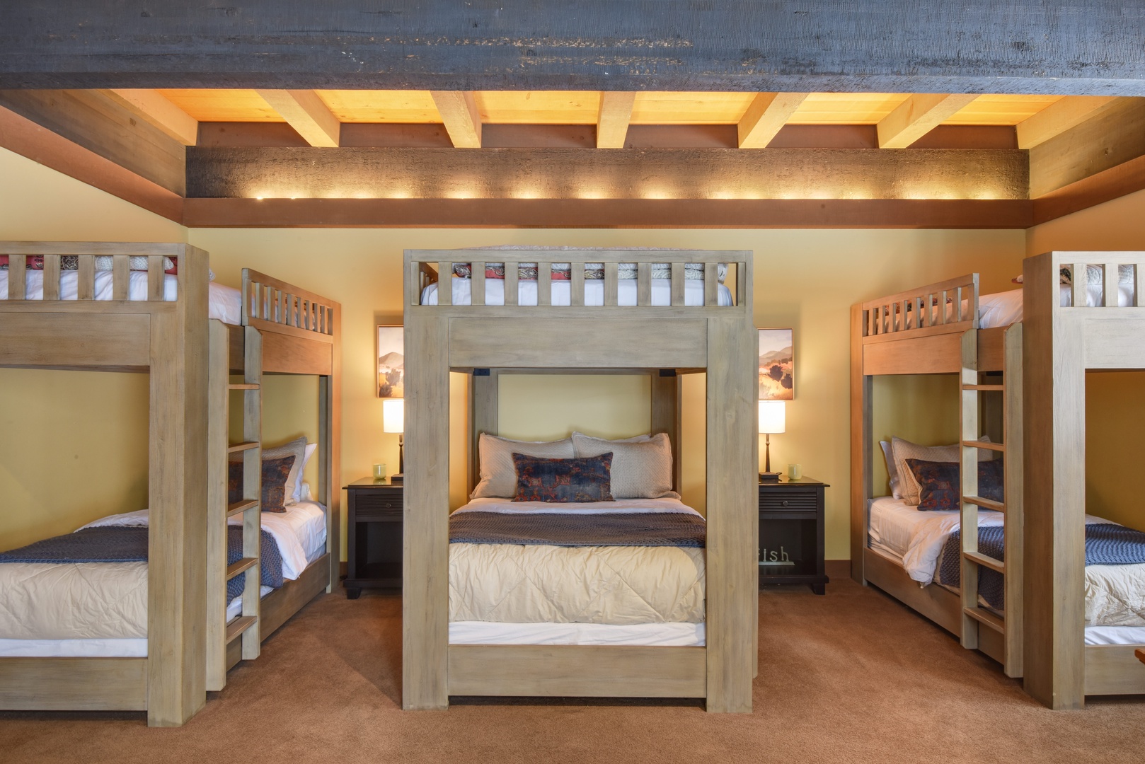 Ideal sleeping quarters for family and friends