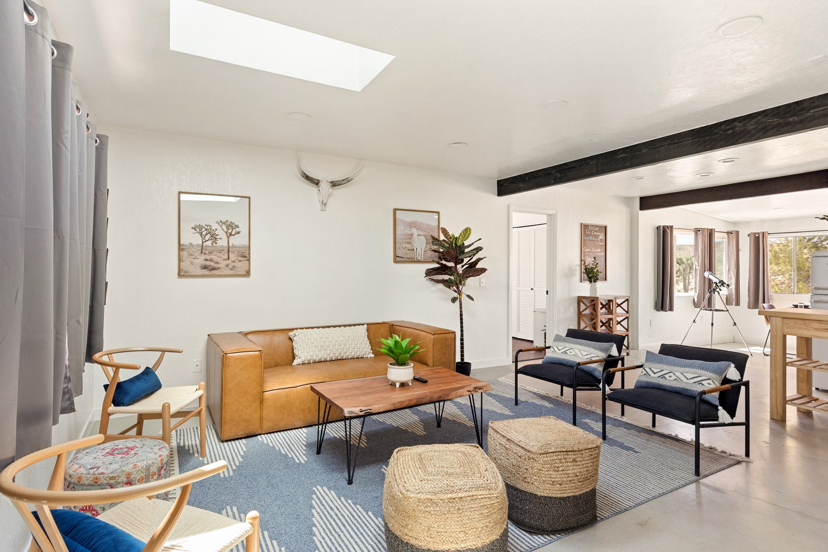 Living room with Smart TV