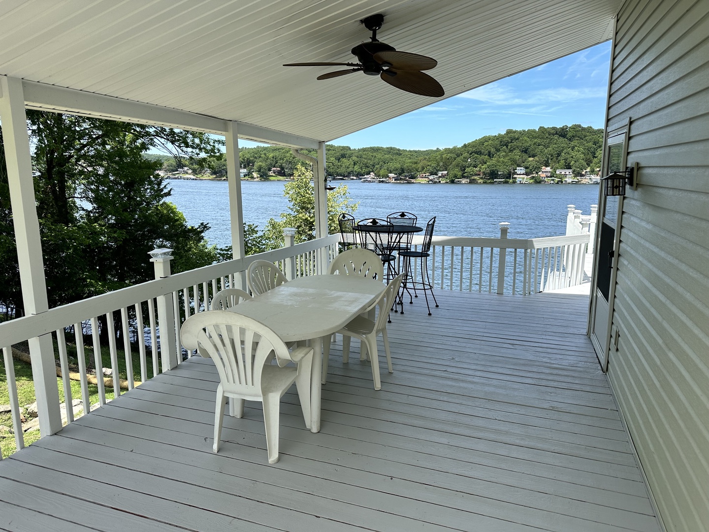 Lounge the day away or dine alfresco with gorgeous views on the deck