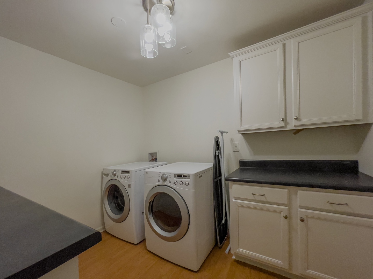 Laundry room with washer and dryer