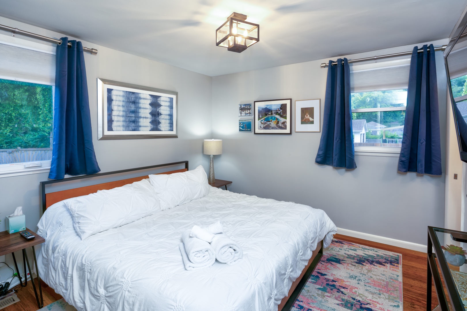 Bedroom #3 with King Bed and attached En-Suite