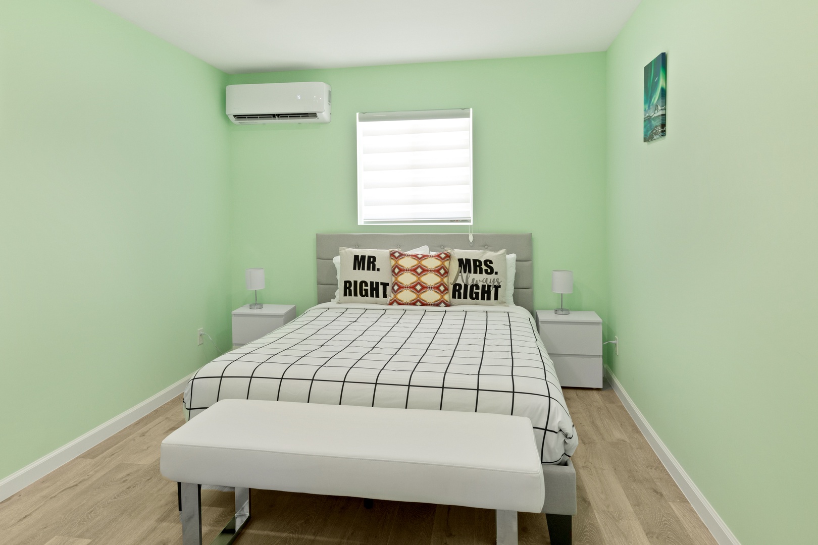Casita Bedroom 1 with Queen bed and Twin Rollaway