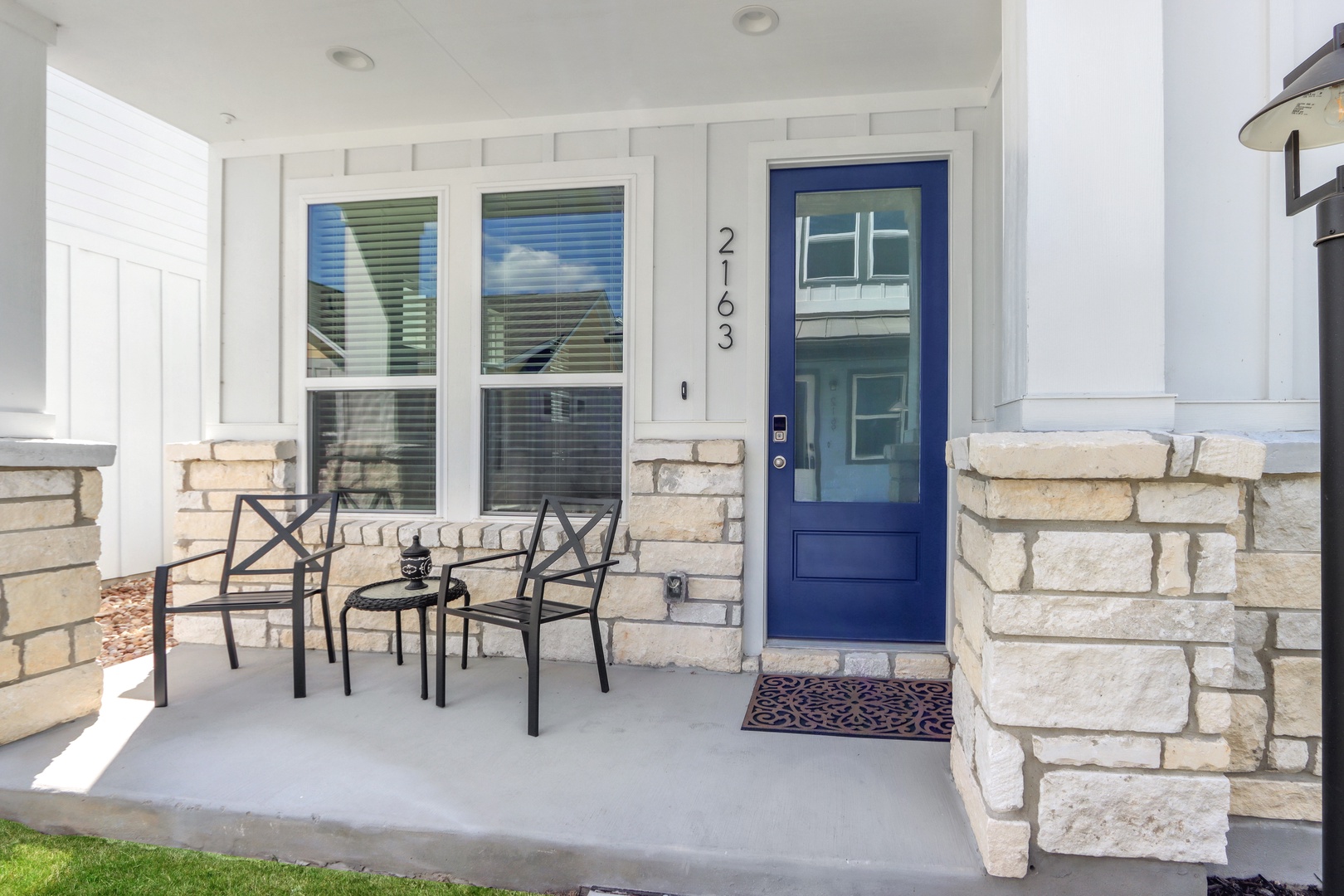 Sip morning coffee or on the serene front porch