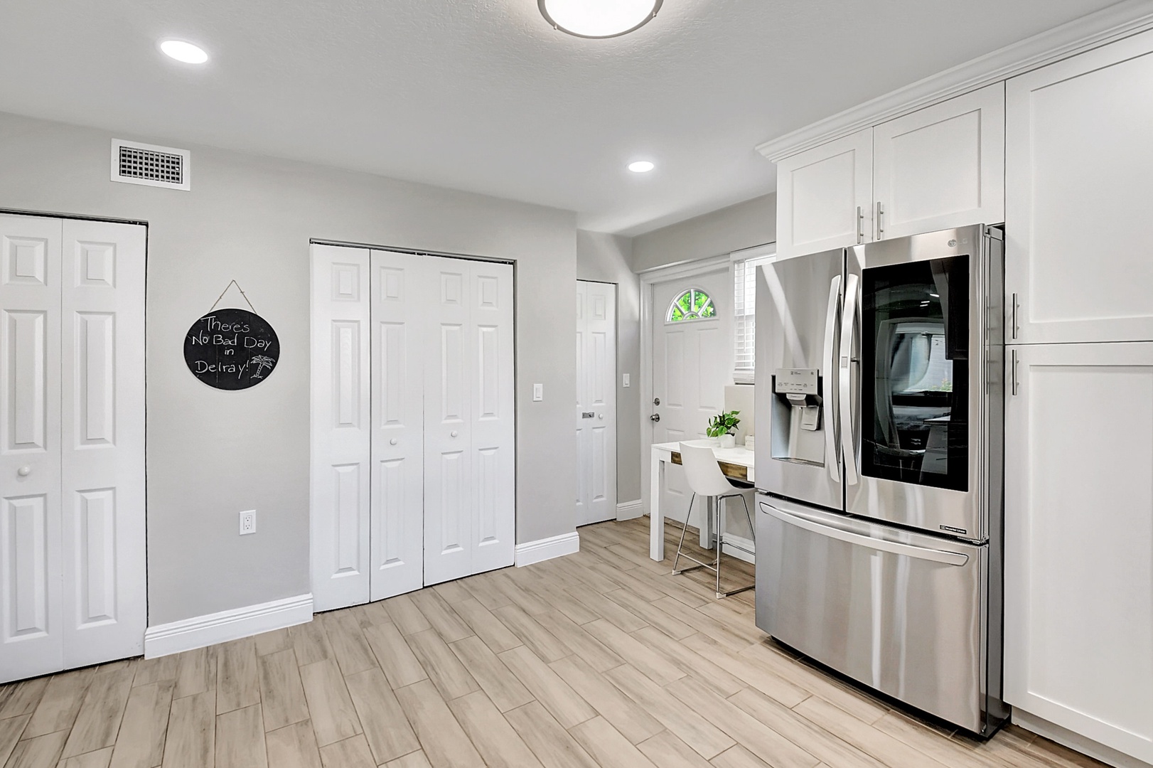 The fully updated kitchen is spacious & offers all the comforts of home
