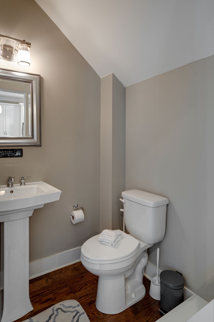 Half Bath off of Kitchen
