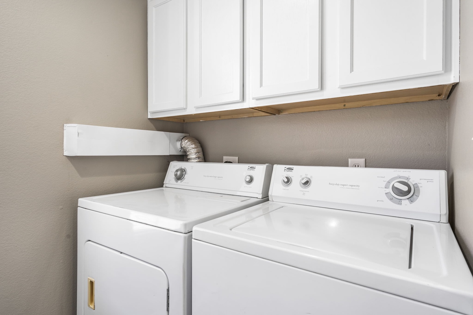 Washer and dryer area