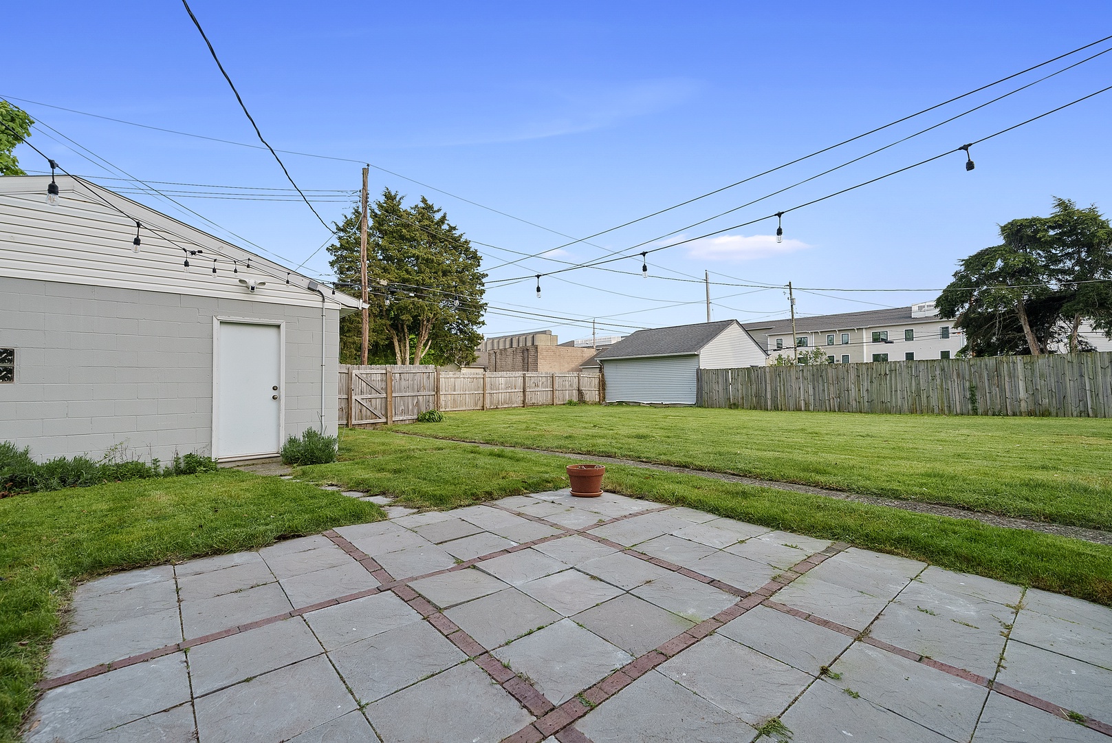 Step out onto the patio for family time and enjoy the large back yard