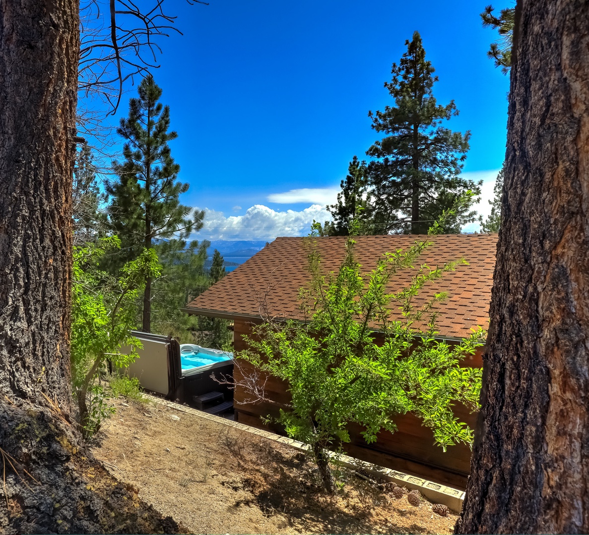 Amazing filtered lake views from the house