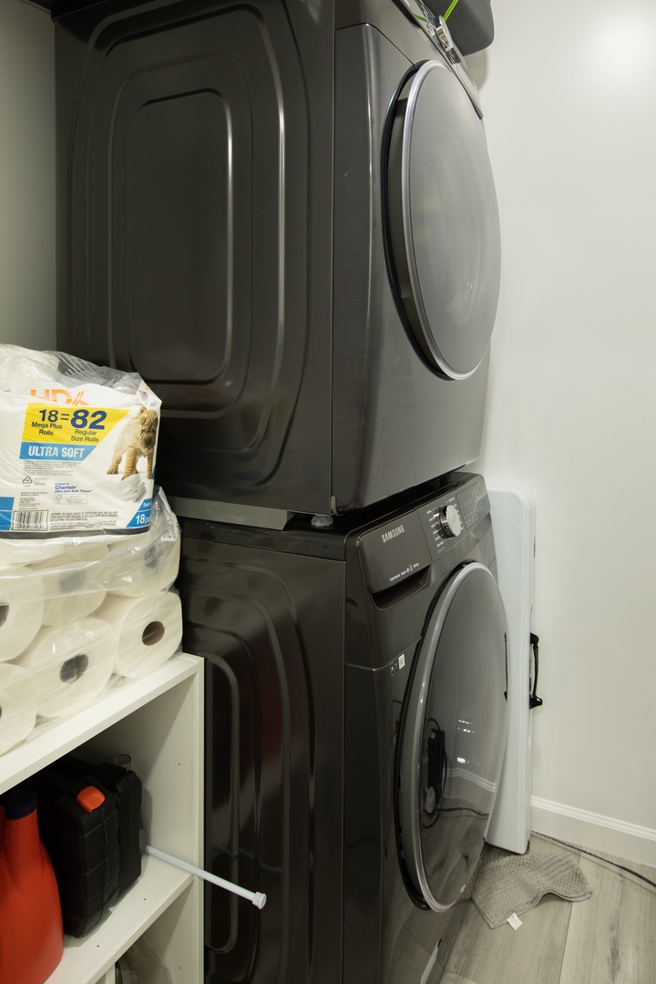 Laundry in the unit