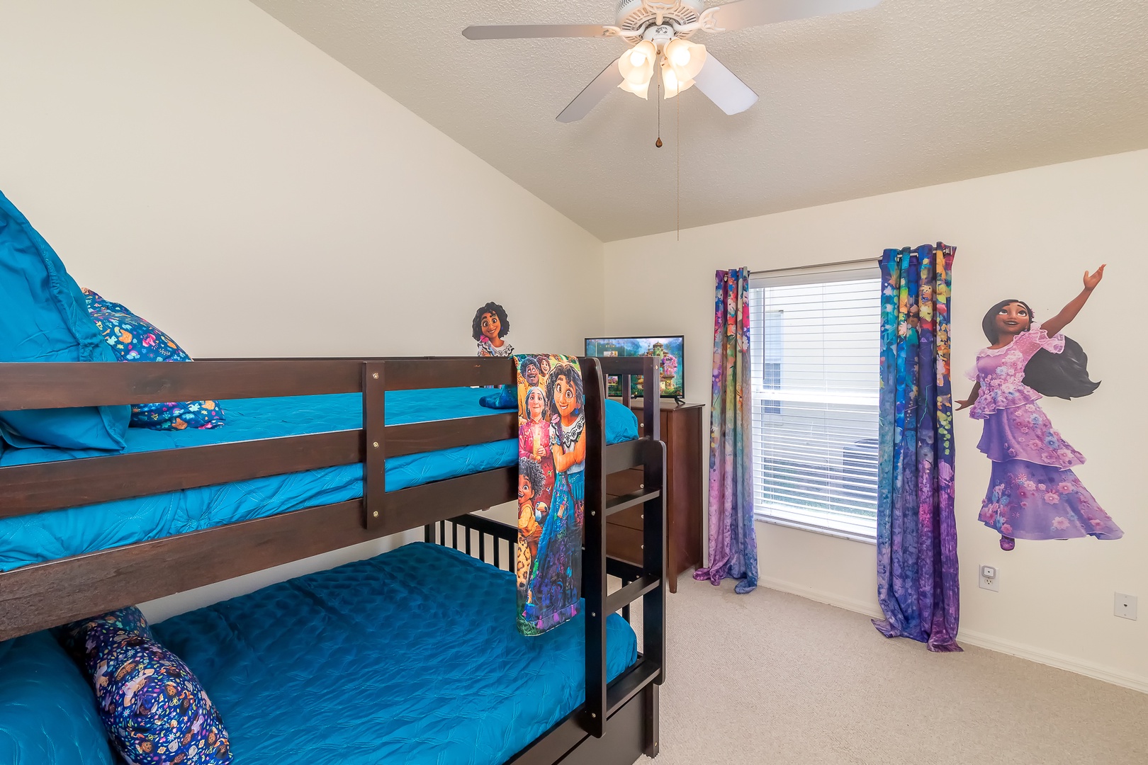 Bedroom #2 with Full over Full Bunk Beds with Twin Trundle