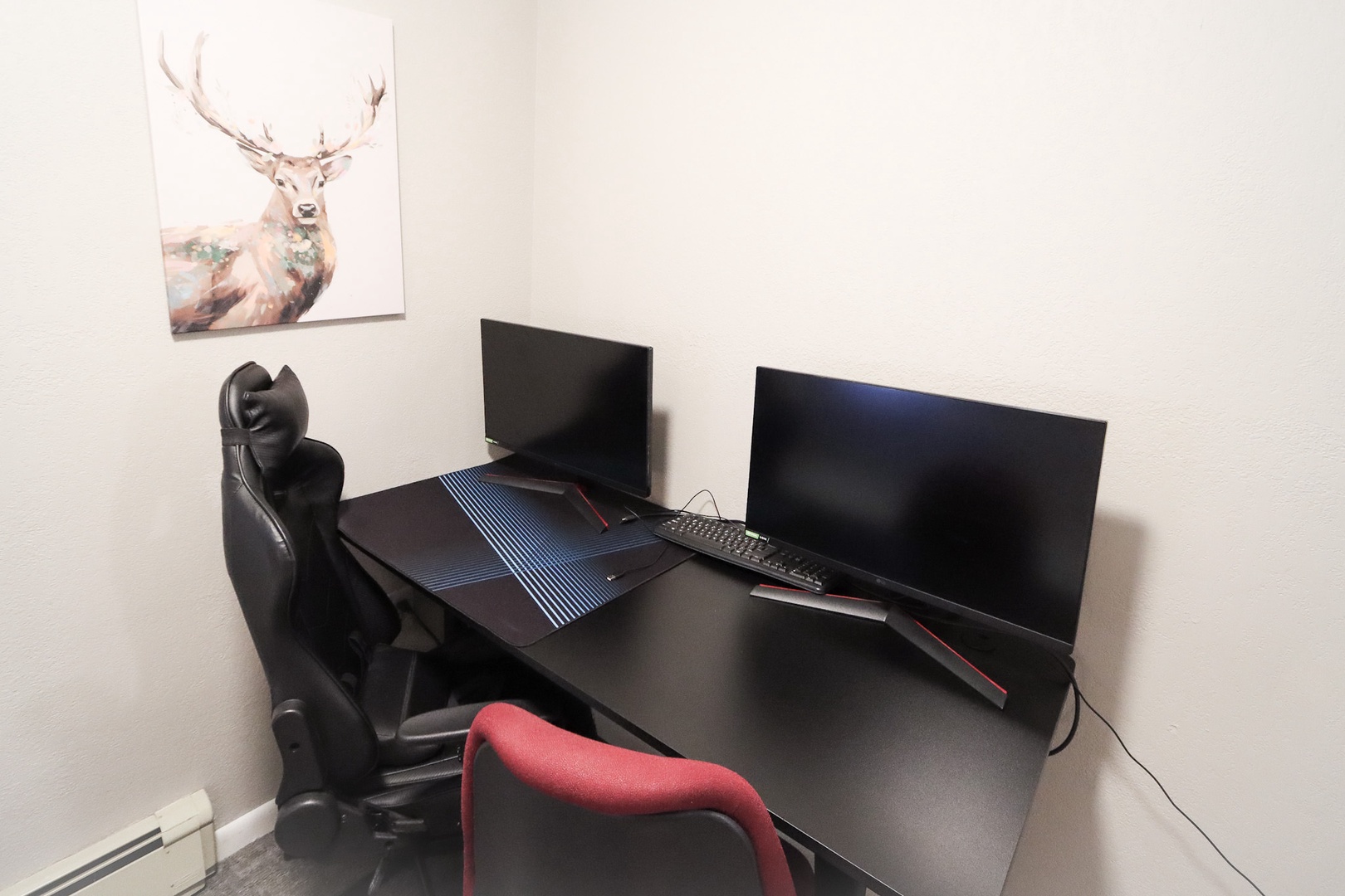 Enjoy the game station/work space