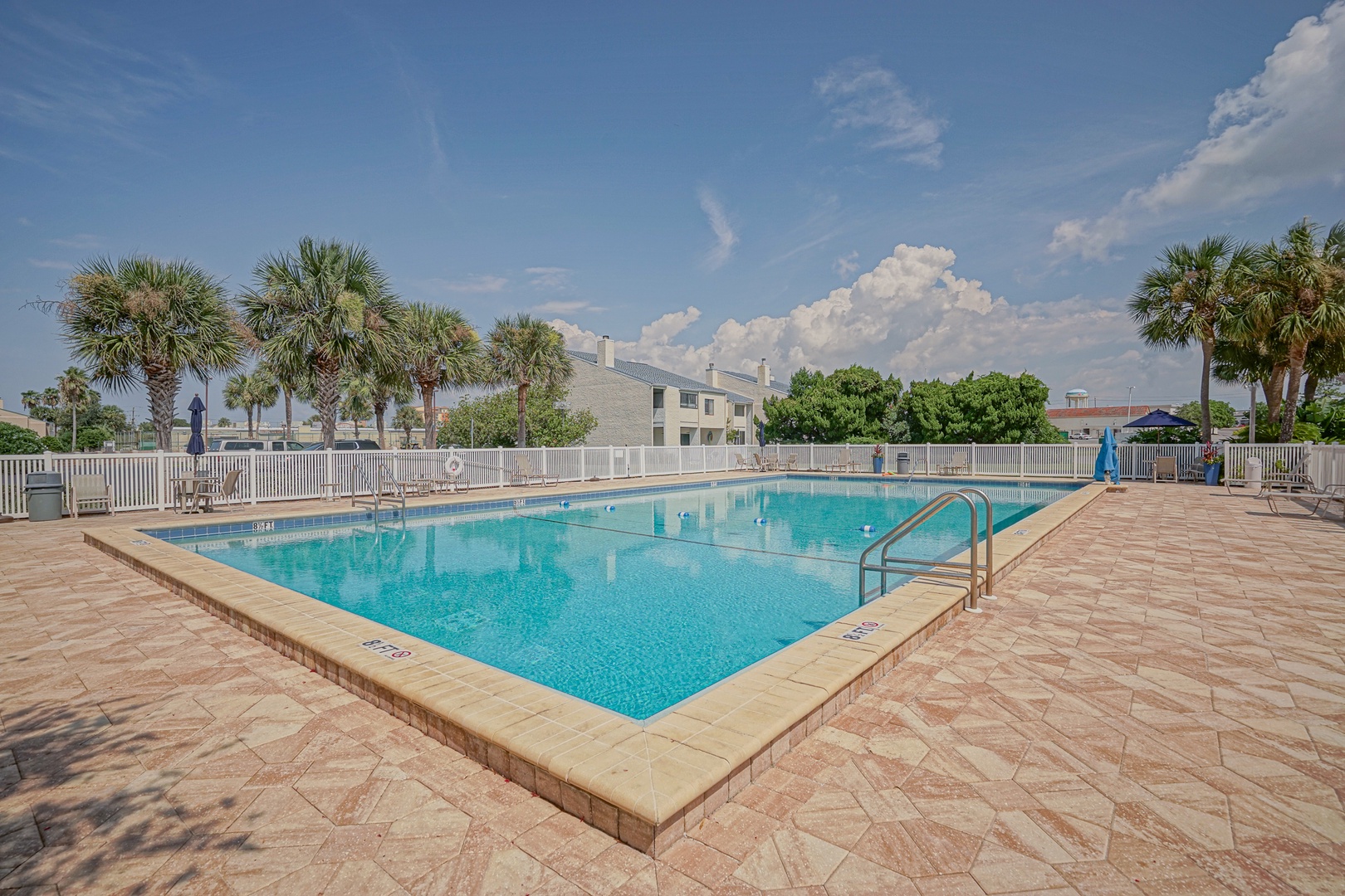 Make a splash or lounge the day away at the sparkling communal pool!