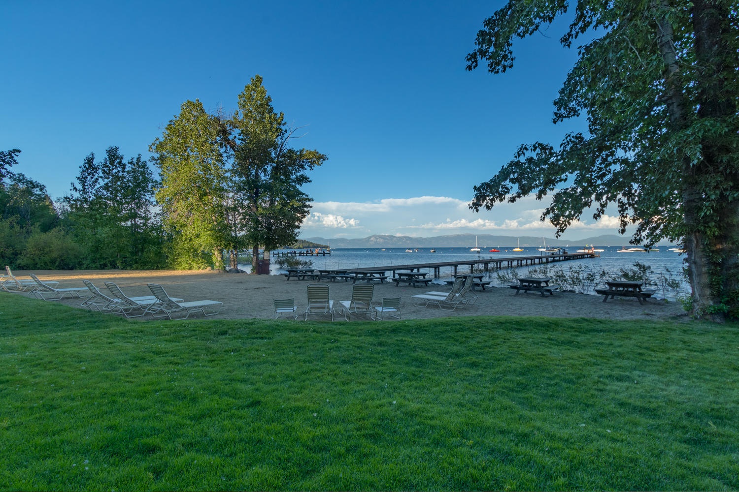 Private HOA pier in condo area