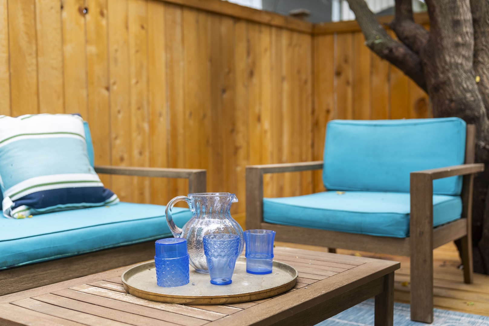 Step out onto the patio and create lasting memories with the family