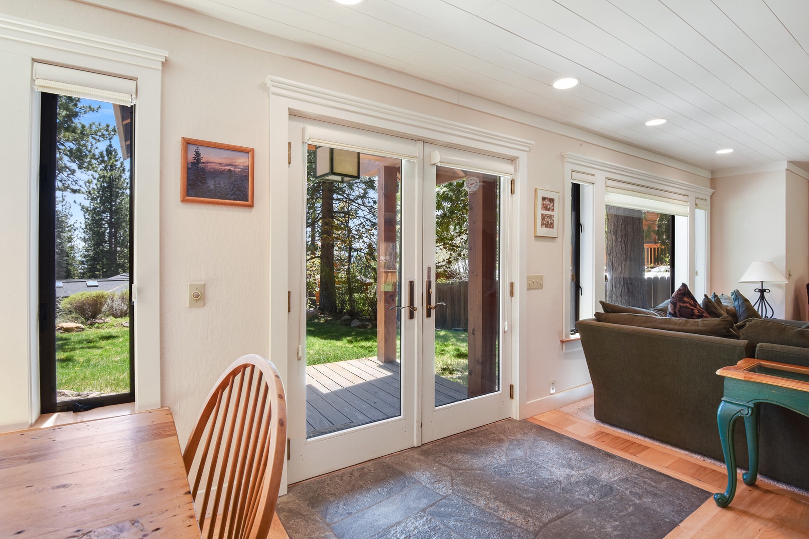 Head on outside with patio access from the kitchen