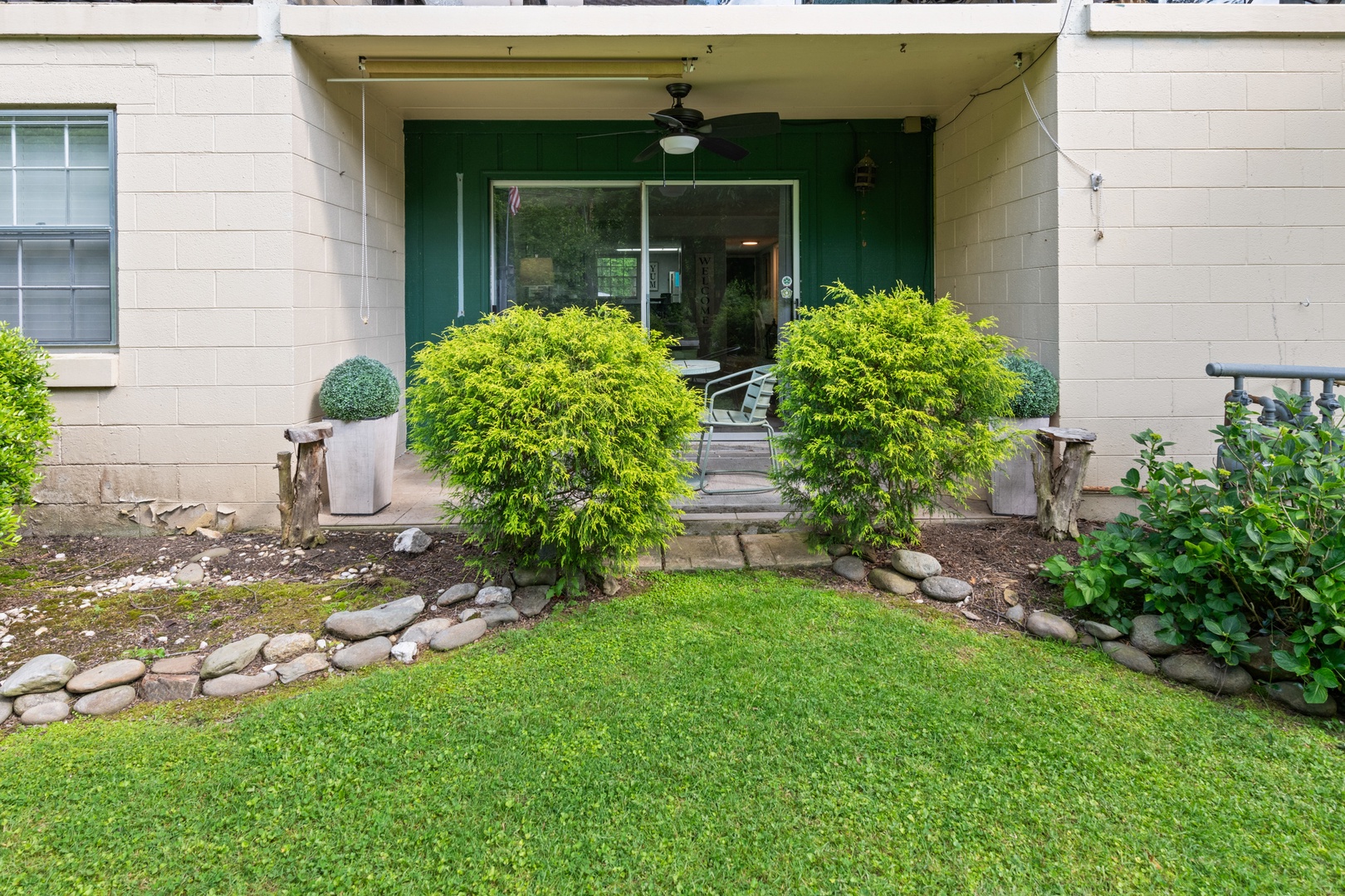 Back patio