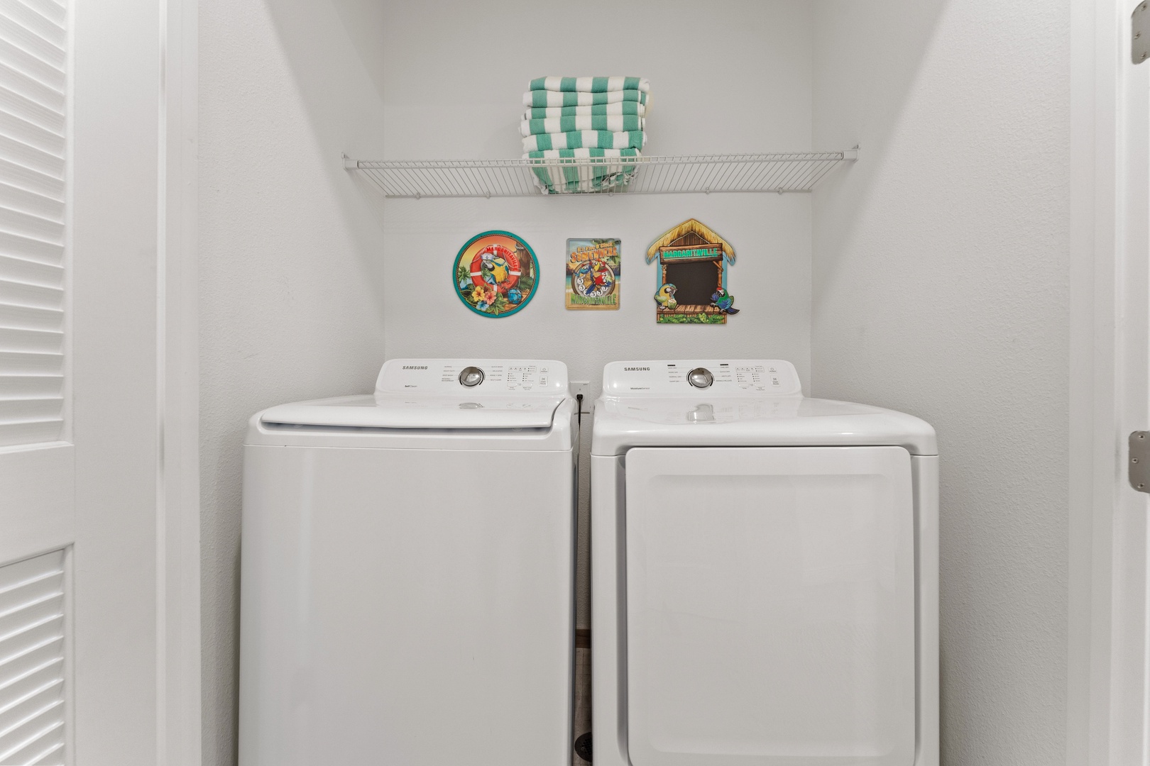 Private laundry is available for your stay, tucked away in a 2nd-floor hall closet