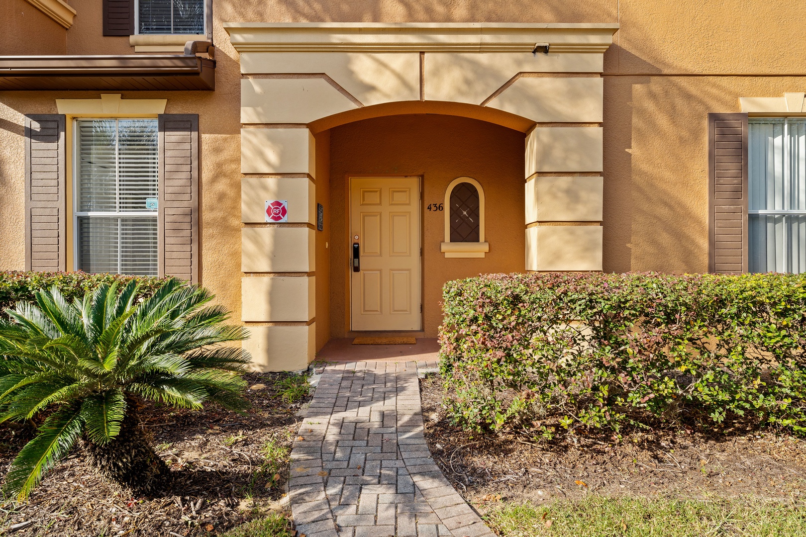 This home is equipped with keyless entry for guest convenience