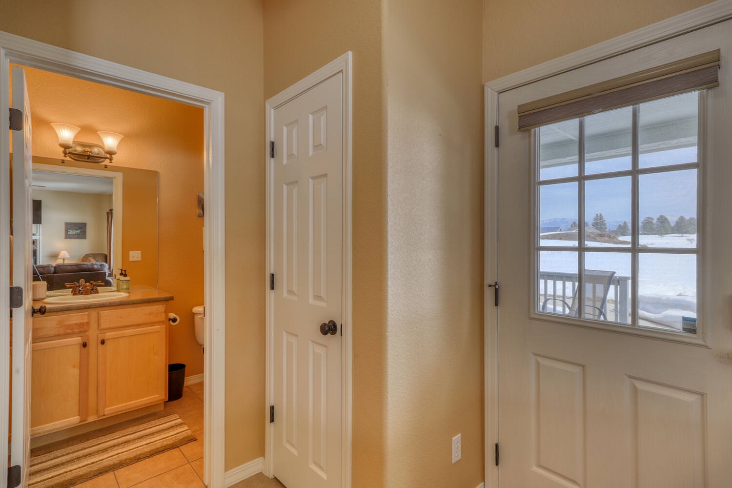 Powder Room off front Entry