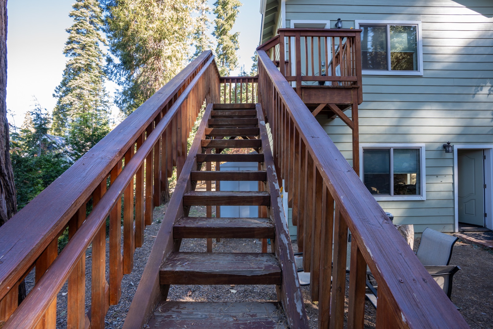 Conquer just one more staircase to reach your upper-level retreat!