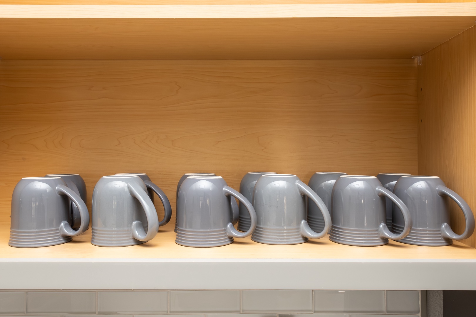 The open, airy kitchen offers ample space & all the comforts of home