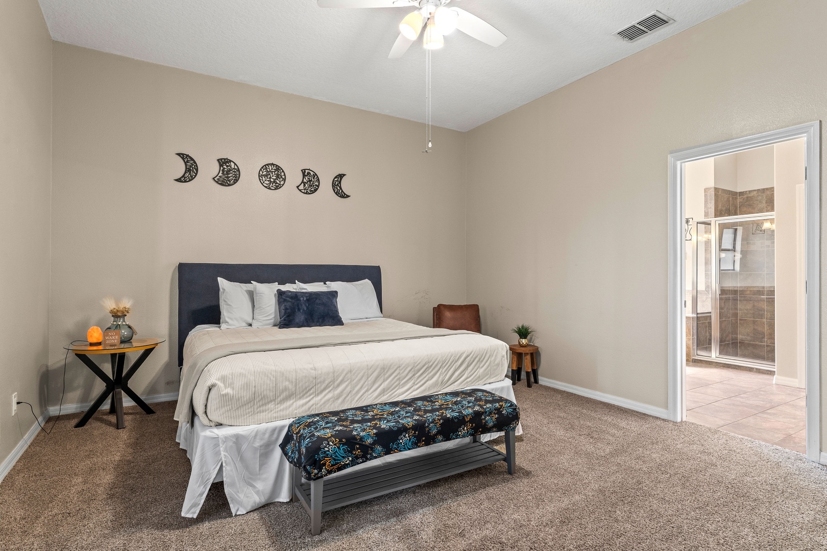Sweeping bedrooms at Family Retreat!