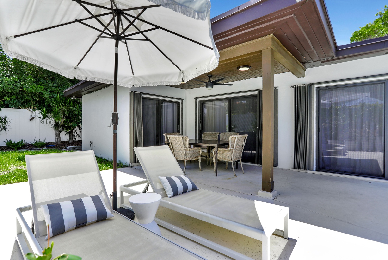 Make a splash our lounge the day away at your very own private pool!