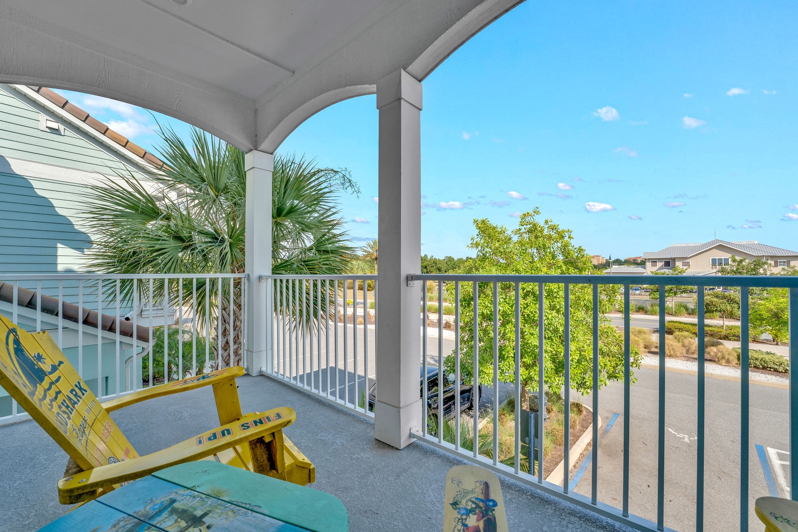 Enjoy picturesque views and the gentle breeze on multiple balconies