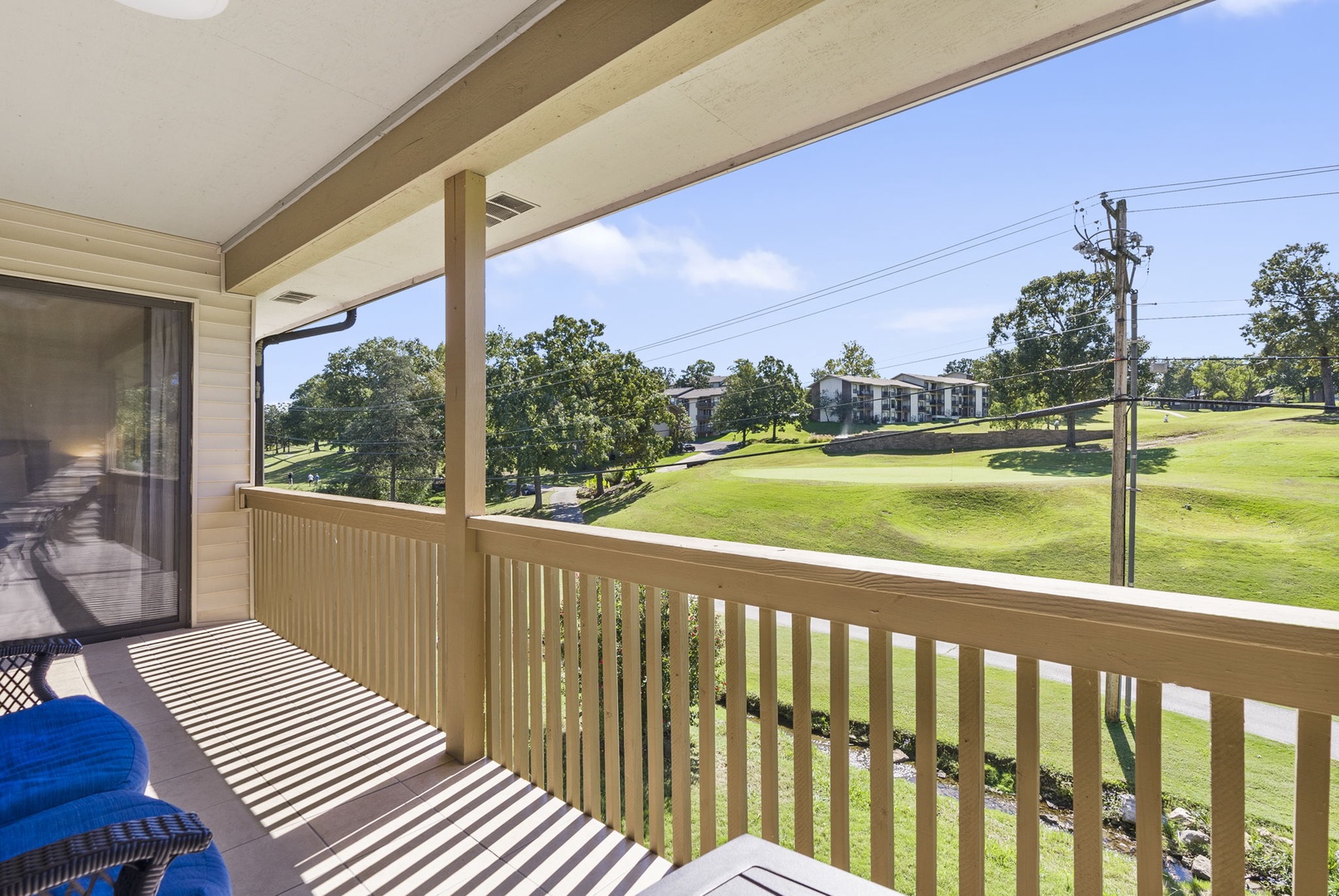 Lounge the day away with gorgeous golf course views from the balcony