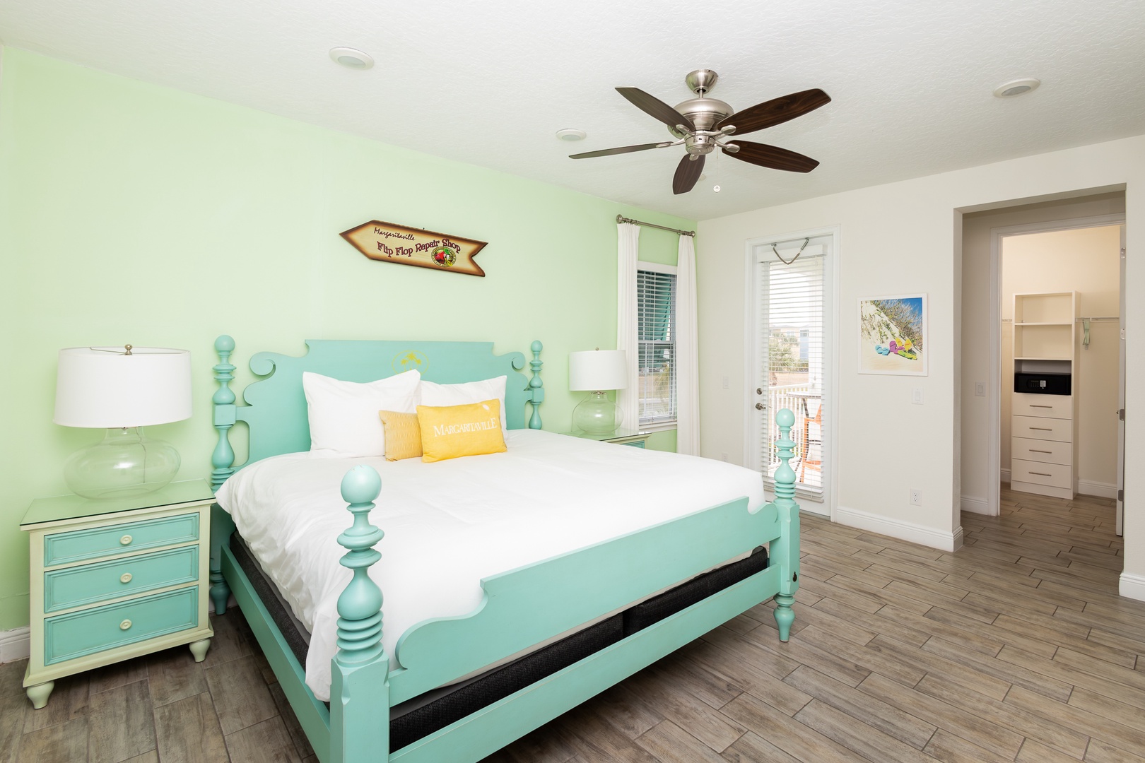 This king suite on 2nd floor includes a Smart TV, balcony, & private ensuite bath