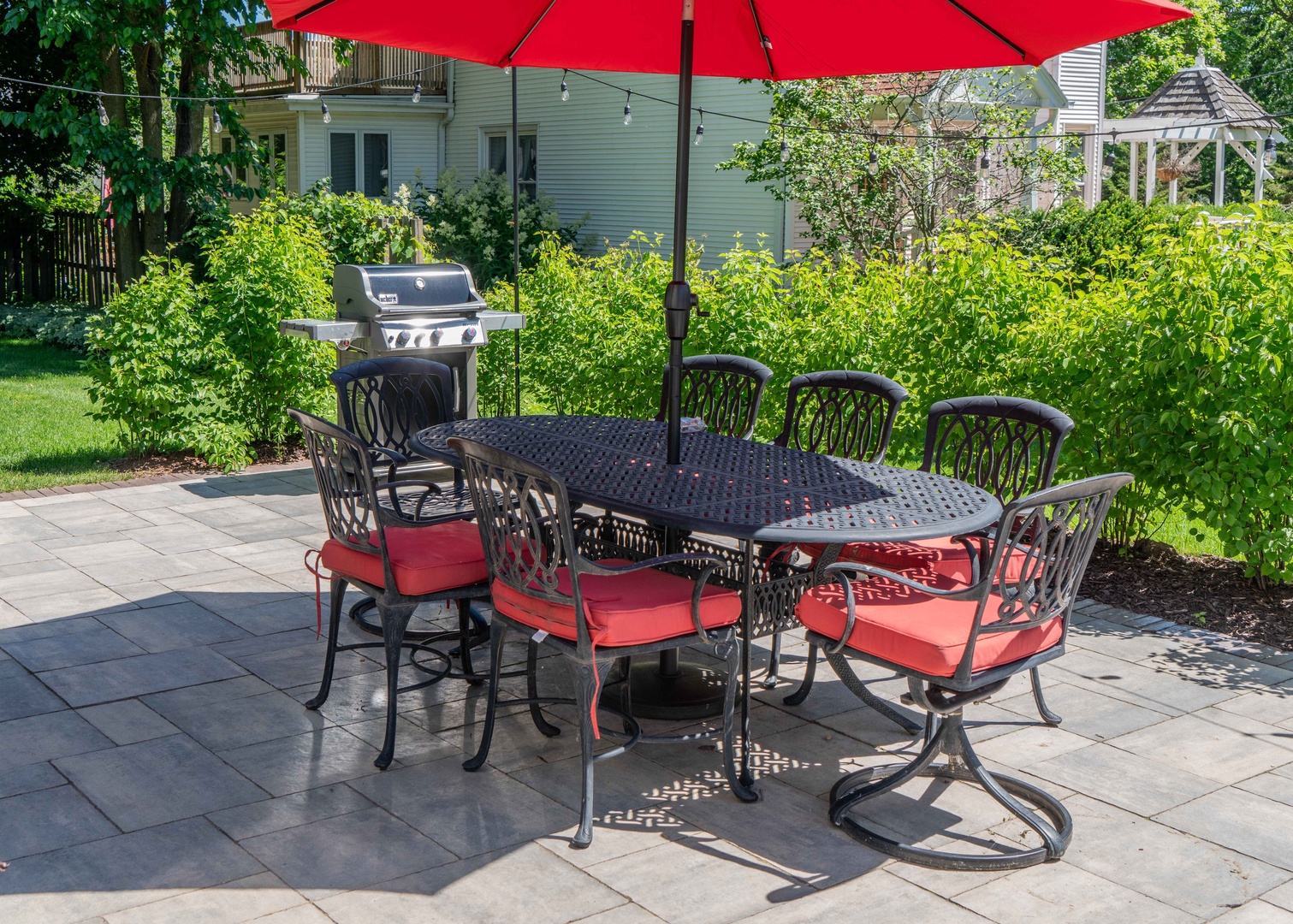 Lounge the day away or dine alfresco on the serene patio