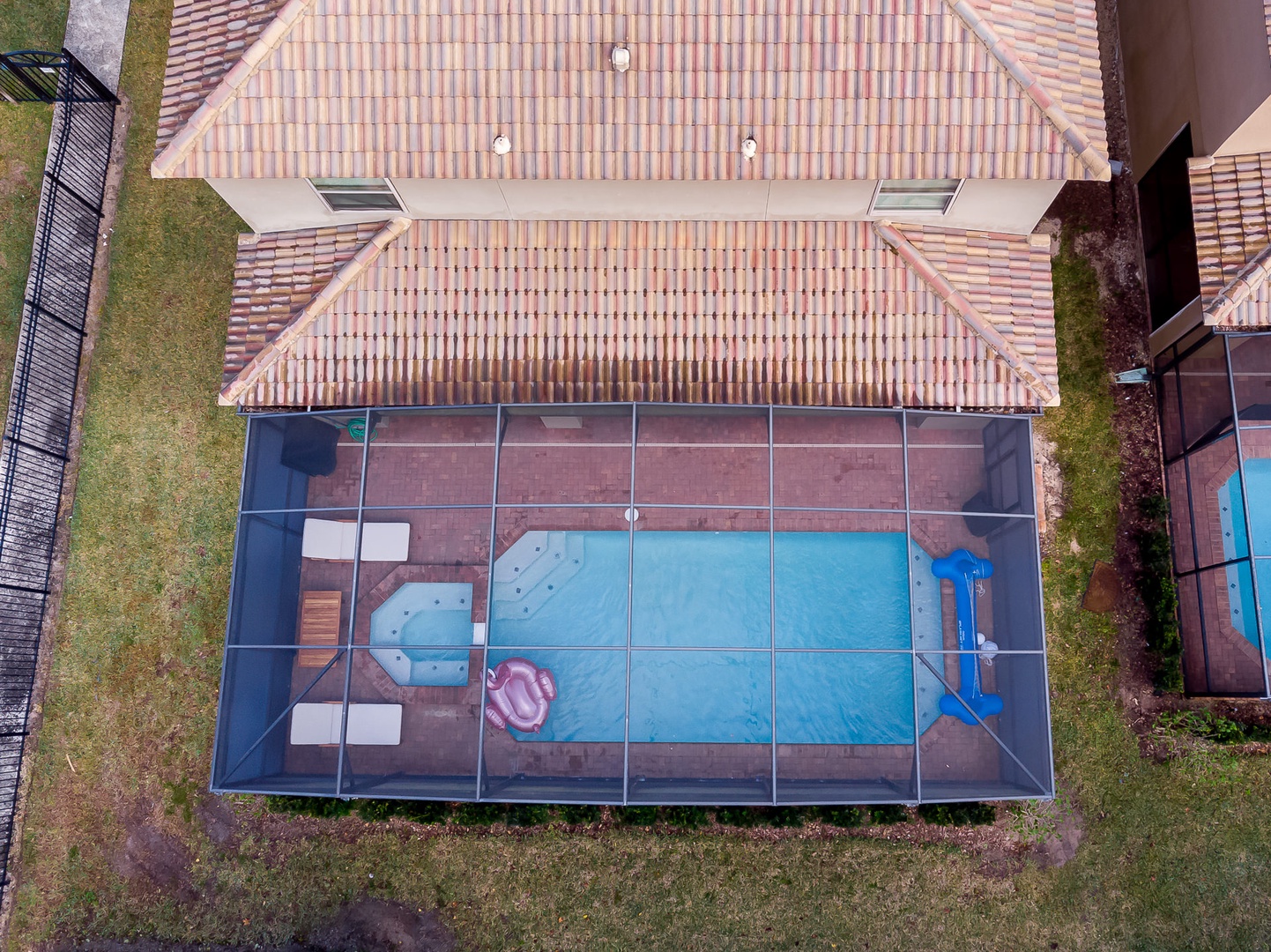 Top view of the house