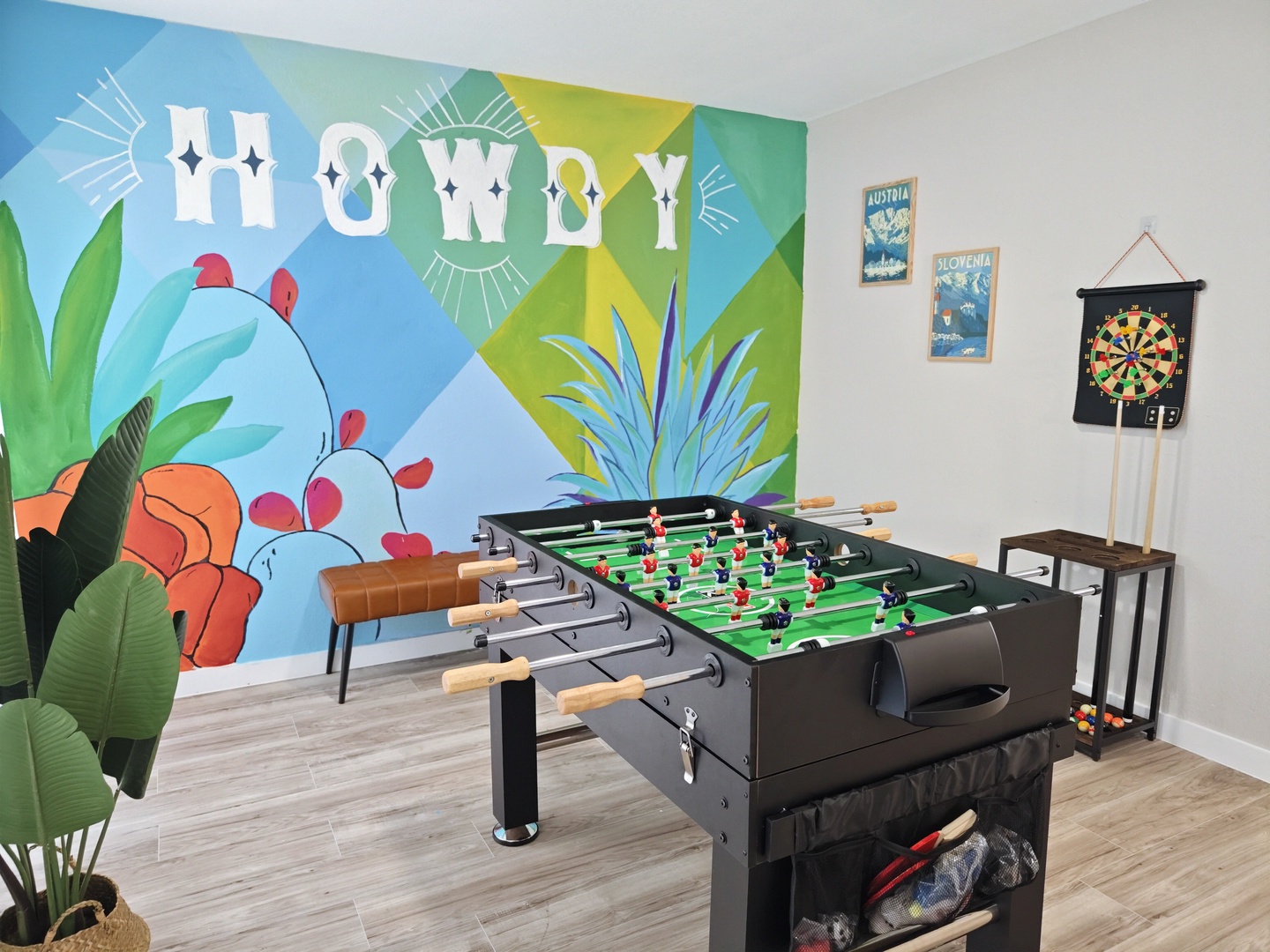 Say, “Howdy!” to your competitive side in the front game room!