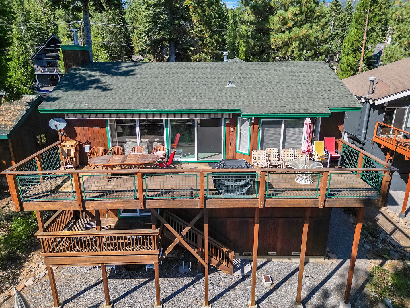 Soak up the sun and fresh air on the spacious deck