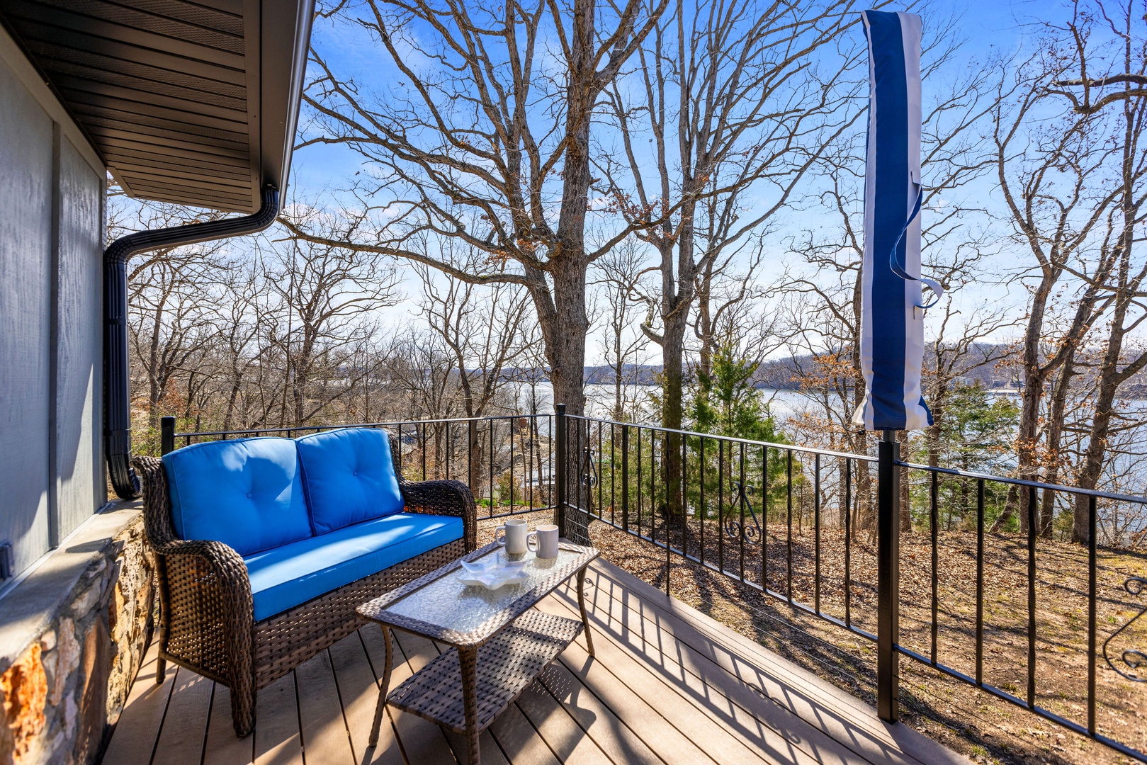 Unwind on the private deck, embracing spectacular views
