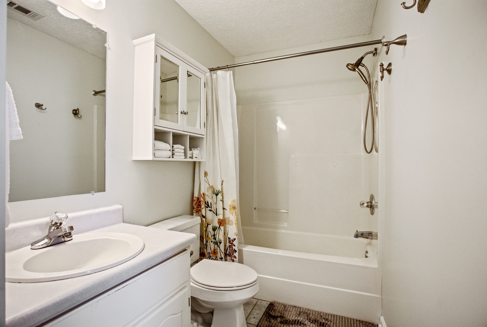 Bathroom #2 with Shower/Tub Combo  En-Suite to Bedroom #3