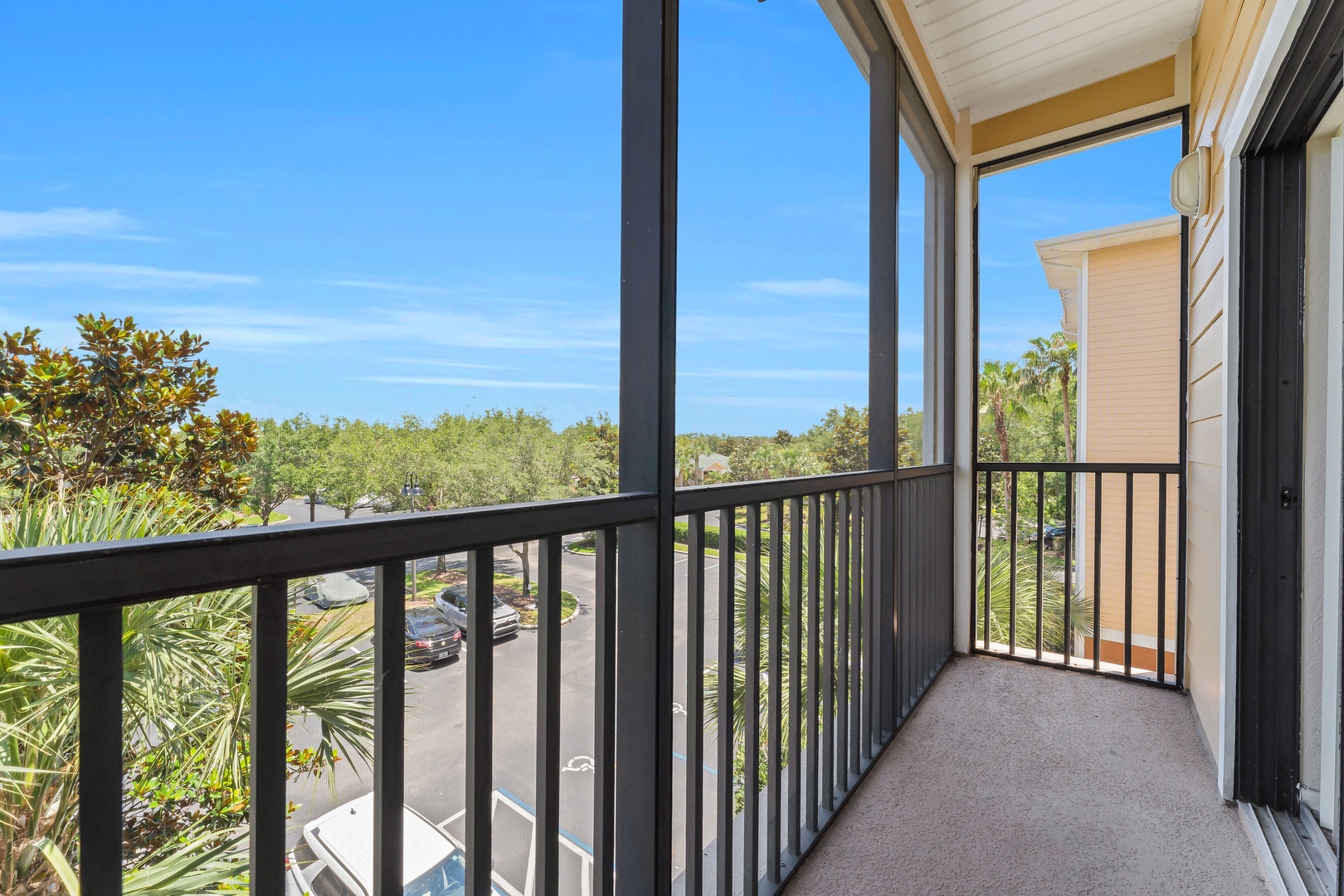 Balcony off of bedroom 3